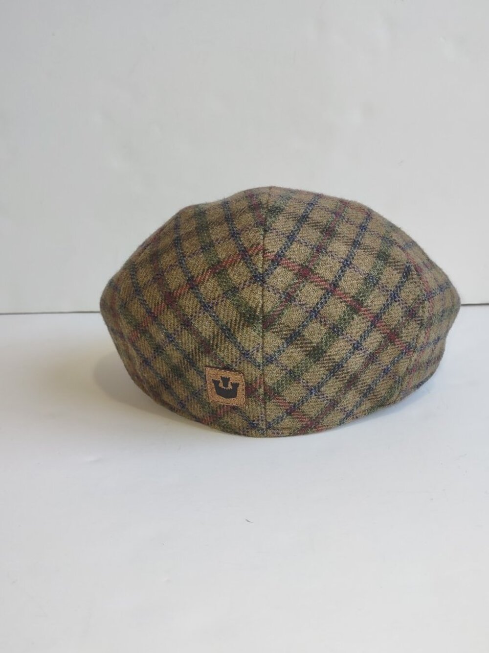 Goorin Bros Italy Glen Plaid Wool Newsboy Cap Alfonso D'Este Size 55  US 6 7/8 - Picture 12 of 14